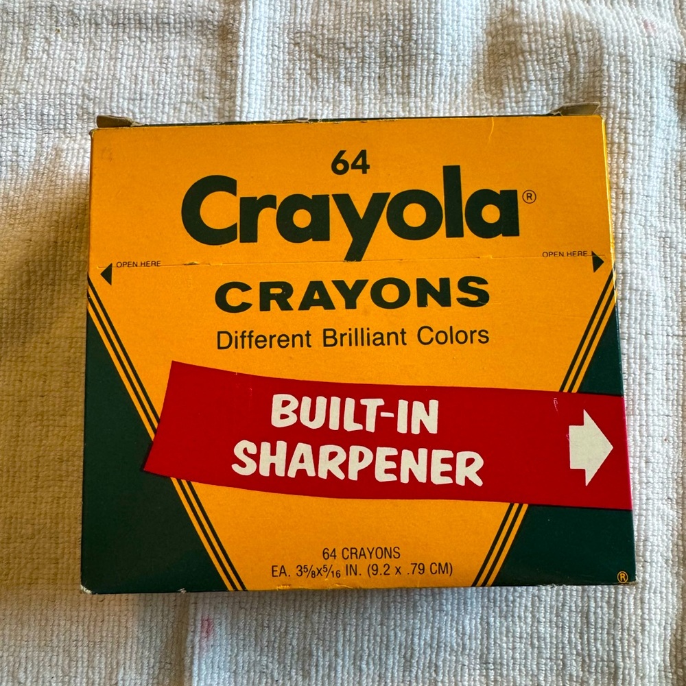 Vintage Crayola Crayon Box